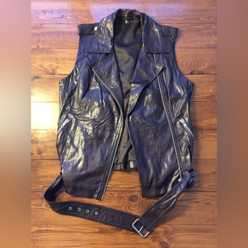 Leather jacket